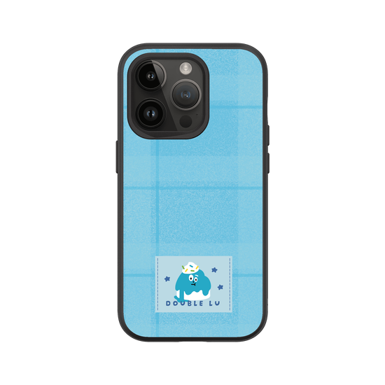little blue monster dessert fabric labels