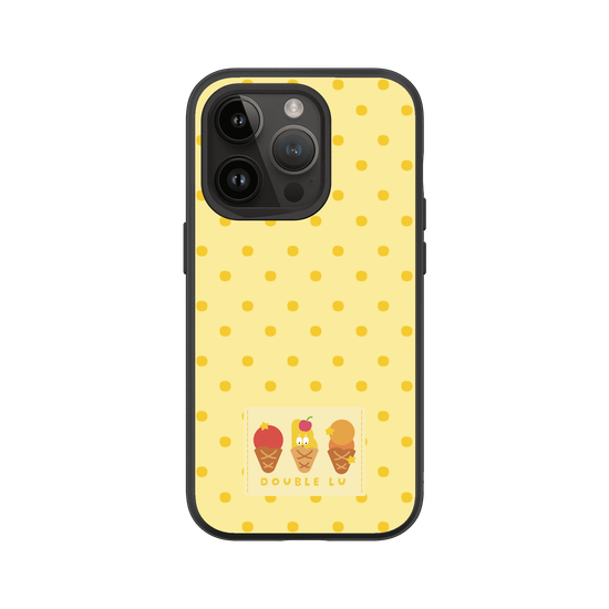 little yellow monster dessert fabric labels