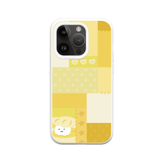 patchwork of yellow shell