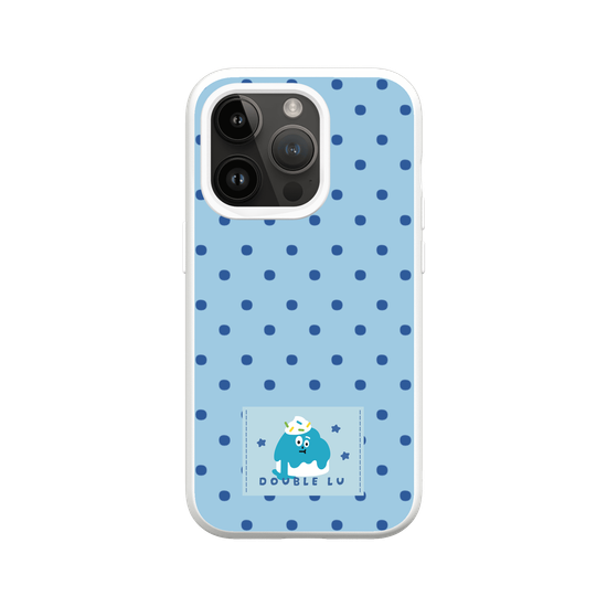 little blue monster dessert fabric labels