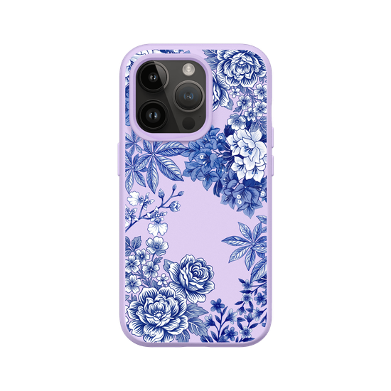 Taiwanese Floral Fabric · Blue & White