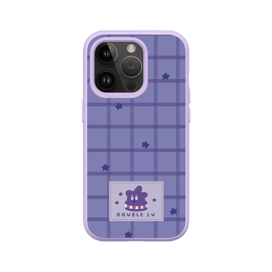 little purple monster dessert fabric labels