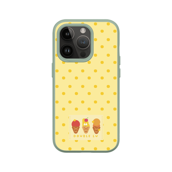 little yellow monster dessert fabric labels