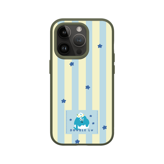 little blue monster dessert fabric labels