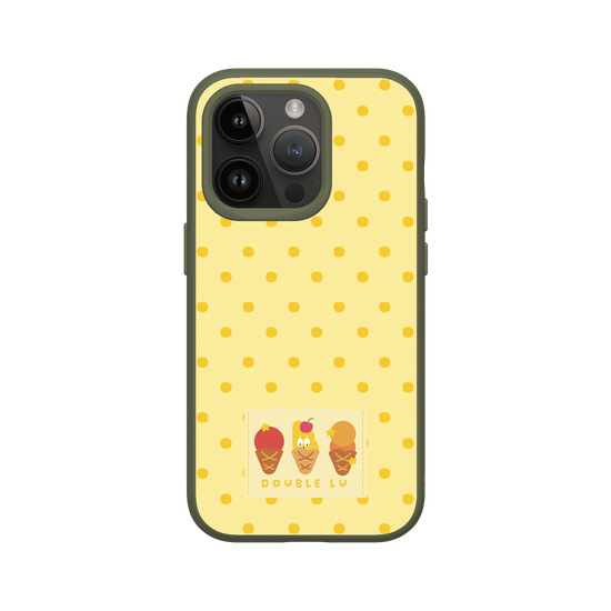 little yellow monster dessert fabric labels