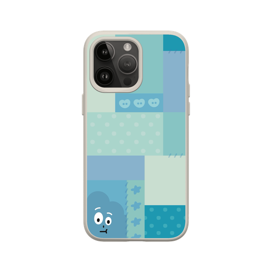patchwork of little blue monster