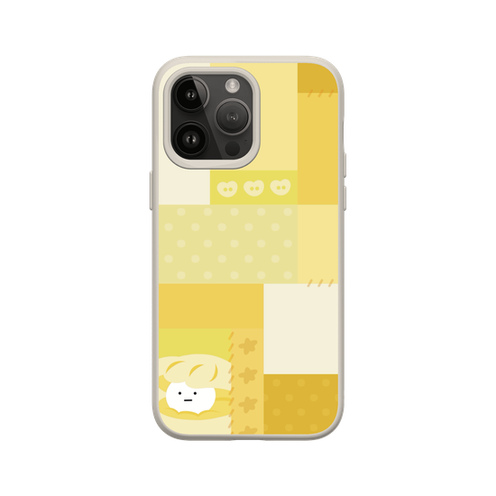patchwork of yellow shell
