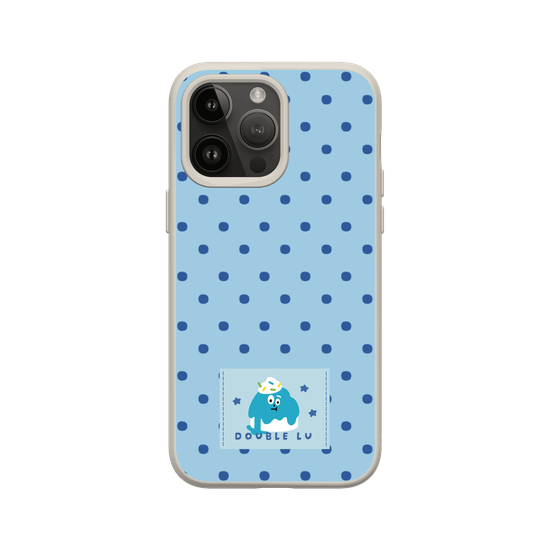 little blue monster dessert fabric labels