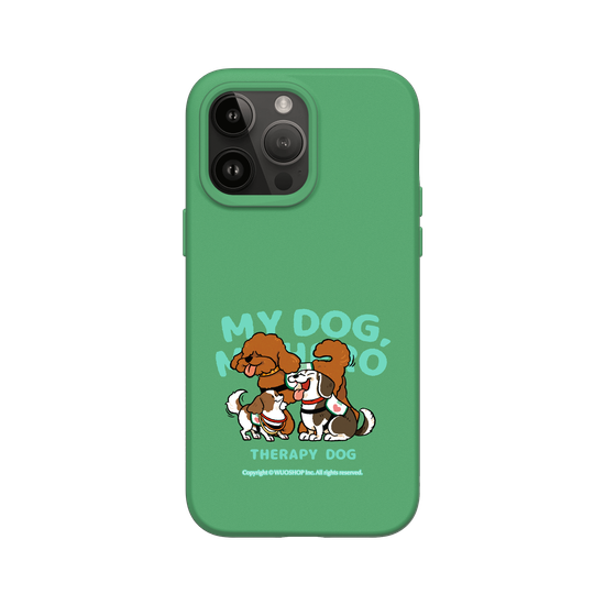 My dog, My hero-Therapy Dog: Mixed Breed x Long-haired Chihuahua x Standard Poodle(Clear)