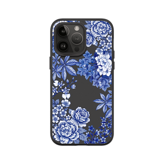 Taiwanese Floral Fabric · Blue & White