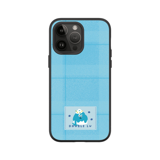 little blue monster dessert fabric labels
