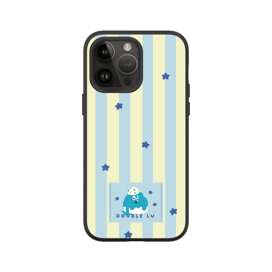 little blue monster dessert fabric labels