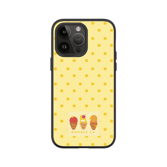 little yellow monster dessert fabric labels