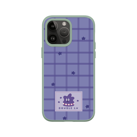 little purple monster dessert fabric labels