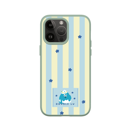 little blue monster dessert fabric labels