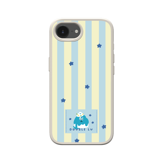little blue monster dessert fabric labels