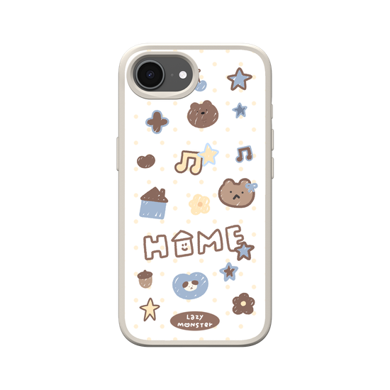 Lazy Monster Dot Sticker Phone Case 03.