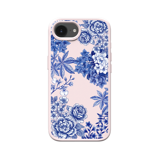 Taiwanese Floral Fabric · Blue & White