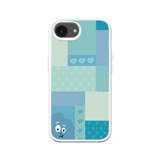 patchwork of little blue monster