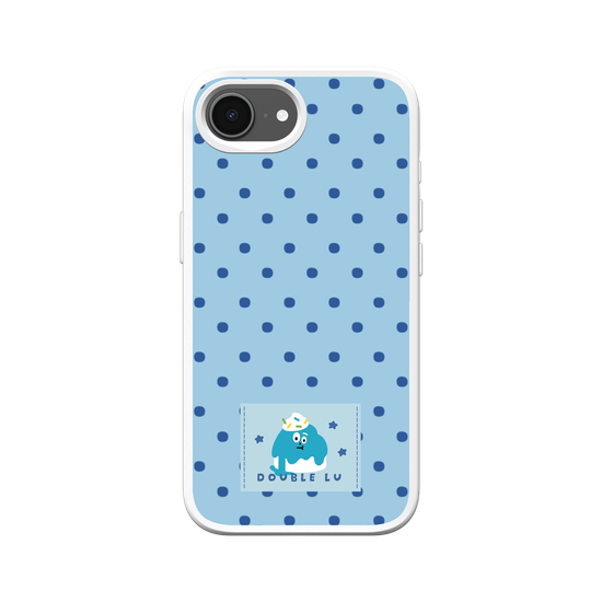 little blue monster dessert fabric labels