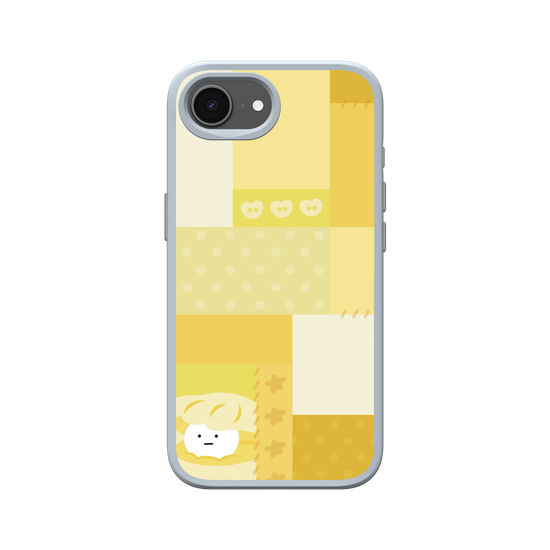 patchwork of yellow shell