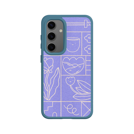 Abstract Spring- Purple