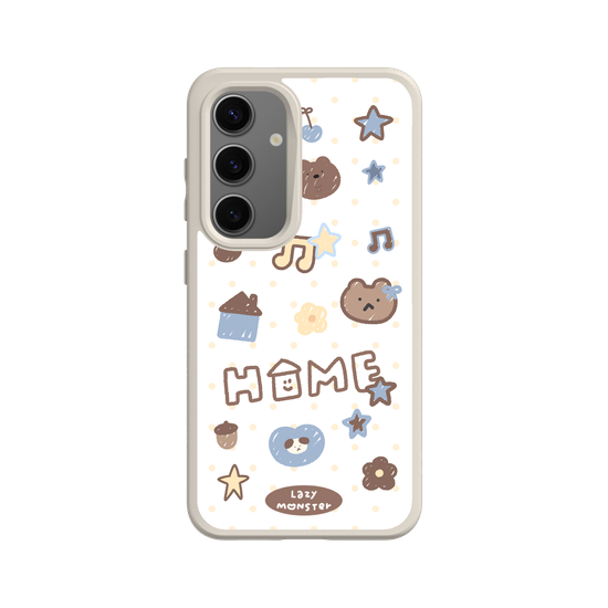 Lazy Monster Dot Sticker Phone Case 03.