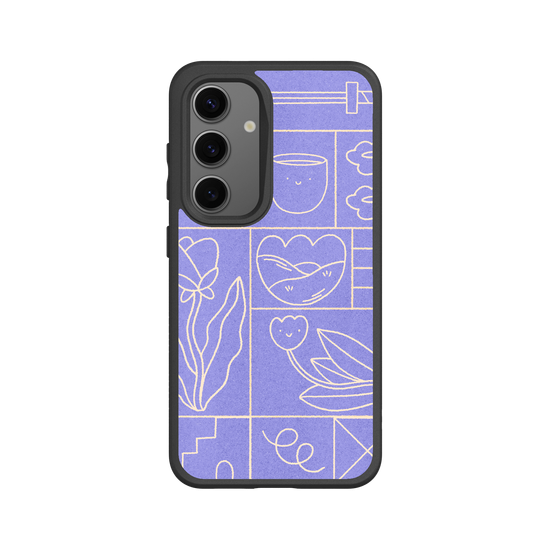 Abstract Spring- Purple