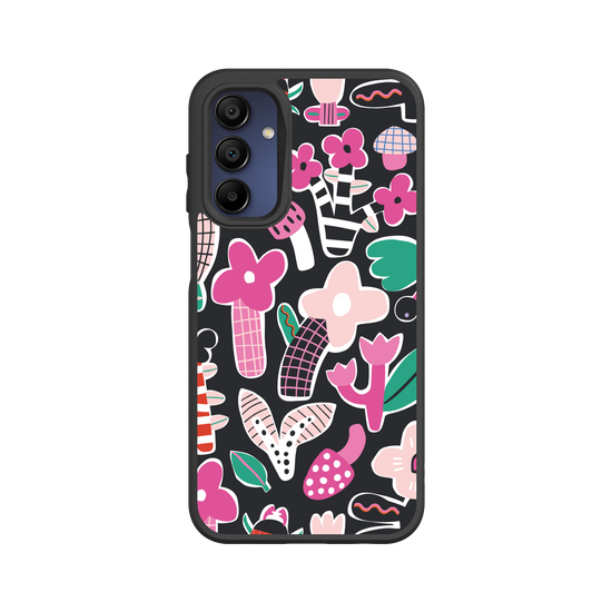 Dreamy florals pink and green