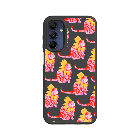 flower cats pink and red
