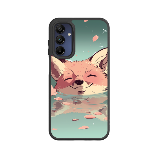 Fox swimming