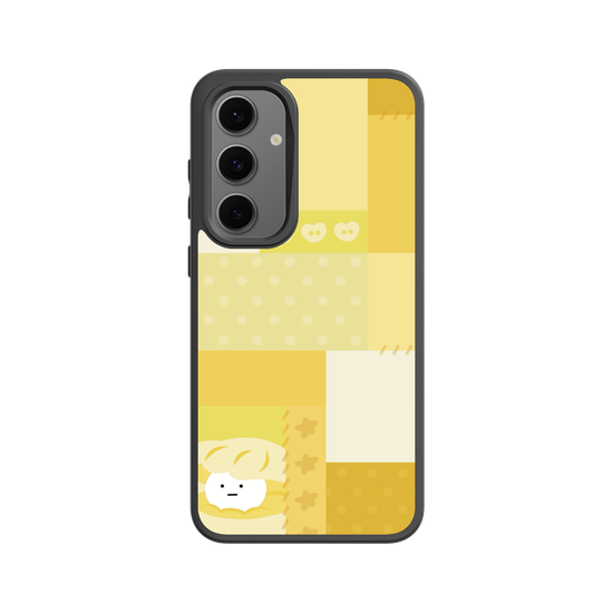 patchwork of yellow shell