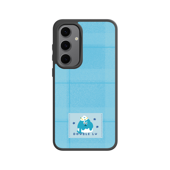 little blue monster dessert fabric labels
