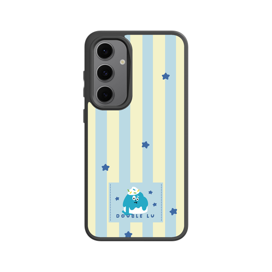 little blue monster dessert fabric labels