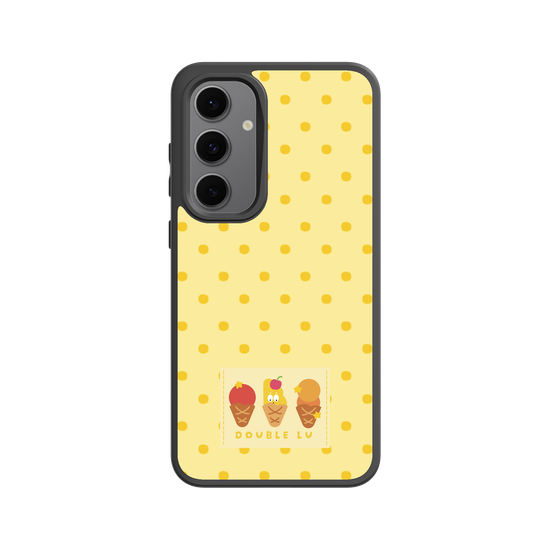 little yellow monster dessert fabric labels