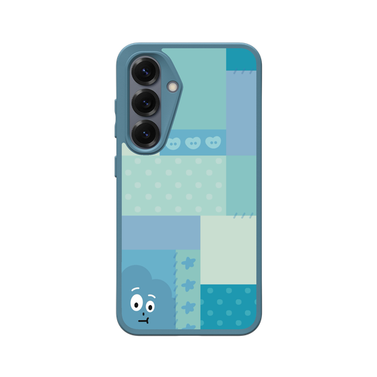 patchwork of little blue monster