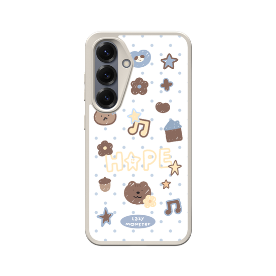Lazy Monster Dot Sticker Phone Case 04.