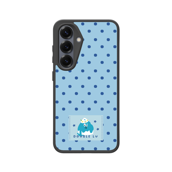 little blue monster dessert fabric labels