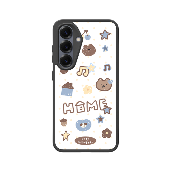 Lazy Monster Dot Sticker Phone Case 03.