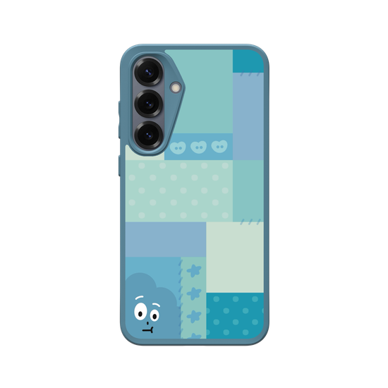 patchwork of little blue monster