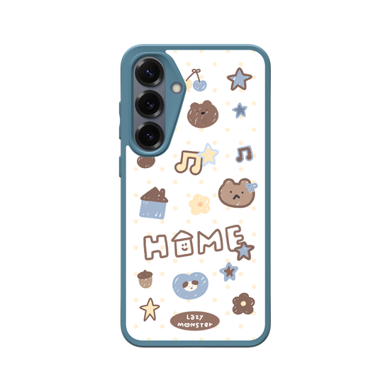 Lazy Monster Dot Sticker Phone Case 03.