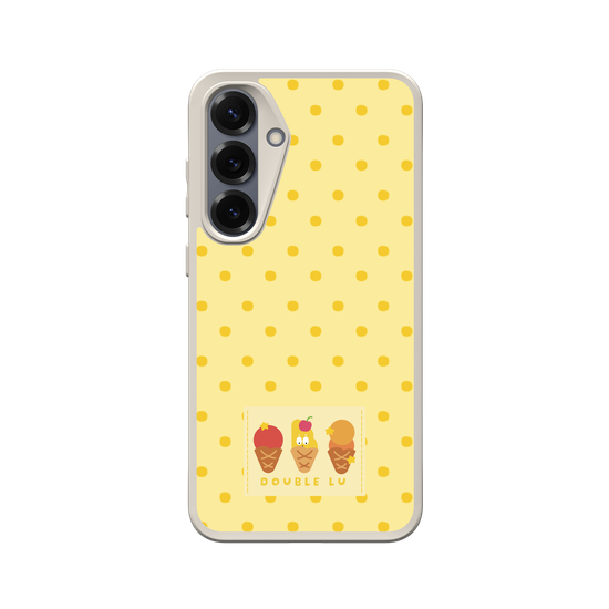 little yellow monster dessert fabric labels