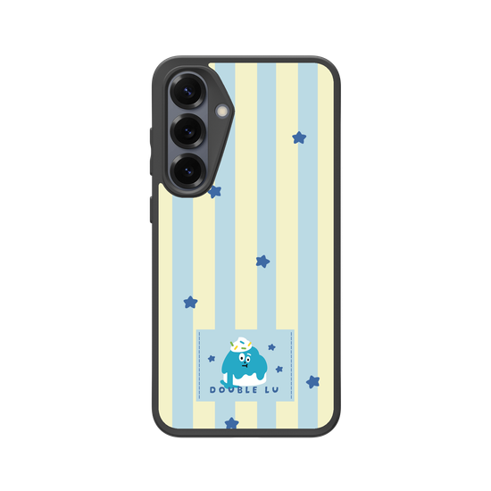little blue monster dessert fabric labels