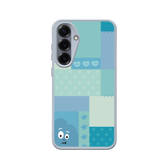 patchwork of little blue monster