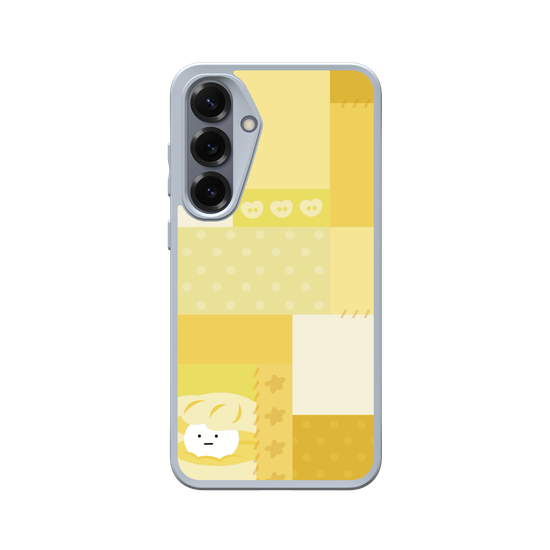 patchwork of yellow shell