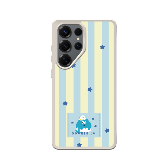 little blue monster dessert fabric labels