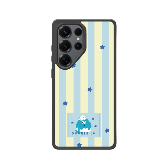 little blue monster dessert fabric labels