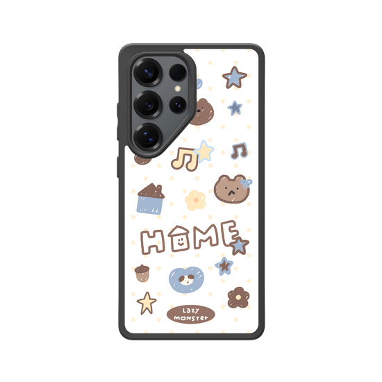 Lazy Monster Dot Sticker Phone Case 03.