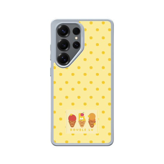 little yellow monster dessert fabric labels