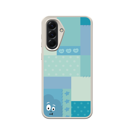 patchwork of little blue monster